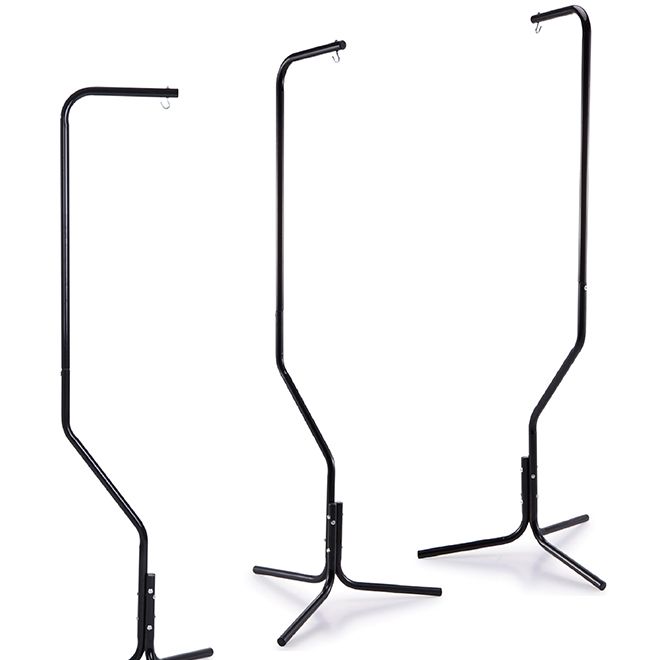 Bird Cage Hanger Stand - Black Iron Tube Frame 162cm in Height